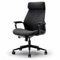 Mesh ergonomic office chair with adjustable height and lumbar support gray 45 x 60 x 110cm